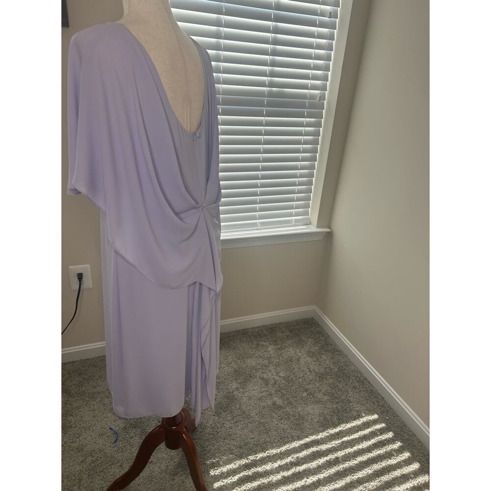Halston Evening Collection Size 12 Lavender Ice Bridal - Picture 4 of 9